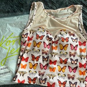 Kortni Jeane Netted Sweetheart Top